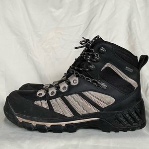 Polo by Ralph Lauren Mens Gray & Black Leather Gore-Tex Hiking Boot